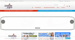 Desktop Screenshot of goodies-promo.fr